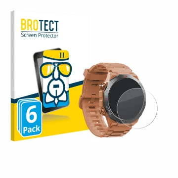 Parte frontal de un envase de producto con el logotipo de la marca BROTECT. Al lado se muestra el dispositivo Qecnato S10 1.39