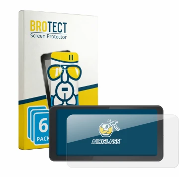 Parte frontal de un envase de producto con el logotipo de la marca BROTECT. Al lado se muestra el dispositivo Spedal CL871 6.2