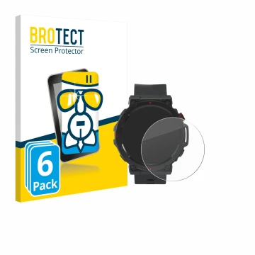 Parte frontal de un envase de producto con el logotipo de la marca BROTECT. Al lado se muestra el dispositivo Crivit Sport-Sma