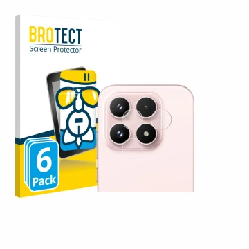 Parte frontal de un envase de producto con el logotipo de la marca BROTECT. Al lado se muestra el dispositivo Xiaomi 17 (SÓLO 