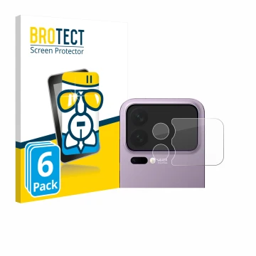 Parte frontal de un envase de producto con el logotipo de la marca BROTECT. Al lado se muestra el dispositivo Xiaomi 17 Pro Ma