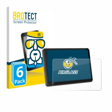Parte frontal de un envase de producto con el logotipo de la marca BROTECT. Al lado se muestra el dispositivo Carpuride W502BS