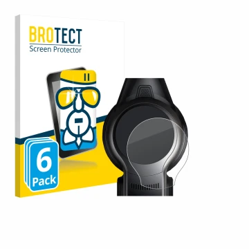 Parte frontal de un envase de producto con el logotipo de la marca BROTECT. Al lado se muestra el dispositivo MOVA S2 con su p