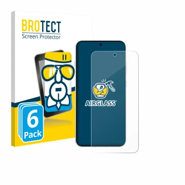 Parte frontal de un envase de producto con el logotipo de la marca BROTECT. Al lado se muestra el dispositivo Oppo Find X8s 4G