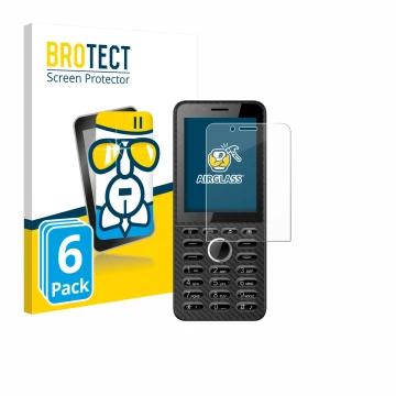 Parte frontal de un envase de producto con el logotipo de la marca BROTECT. Al lado se muestra el dispositivo Energizer E288S 