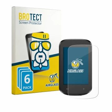 Parte frontal de un envase de producto con el logotipo de la marca BROTECT. Al lado se muestra el dispositivo igpsport BSC100M