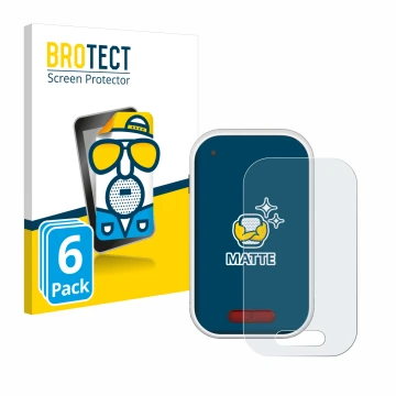 Parte frontal de un envase de producto con el logotipo de la marca BROTECT. Al lado se muestra el dispositivo Polar V650 con s