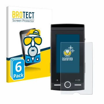 Parte frontal de un envase de producto con el logotipo de la marca BROTECT. Al lado se muestra el dispositivo Sigma ROX 12.0 S