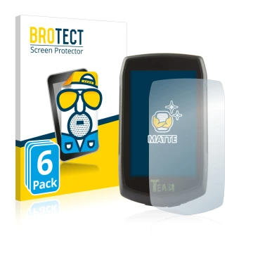 Parte frontal de un envase de producto con el logotipo de la marca BROTECT. Al lado se muestra el dispositivo A-Rival Teasi On