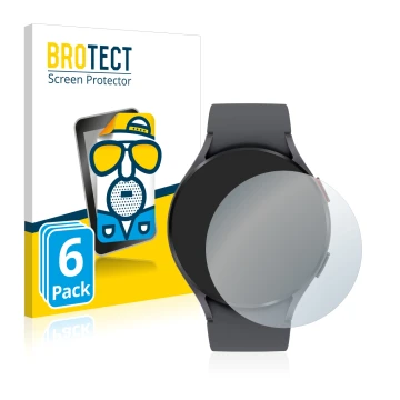 Parte frontal de un envase de producto con el logotipo de la marca BROTECT. Al lado se muestra el dispositivo Garmin Fenix 6S 