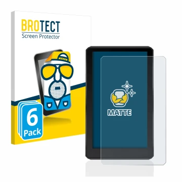 Parte frontal de un envase de producto con el logotipo de la marca BROTECT. Al lado se muestra el dispositivo Garmin zumo XT c