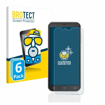 Parte frontal de un envase de producto con el logotipo de la marca BROTECT. Al lado se muestra el dispositivo Emporia Smart 4 