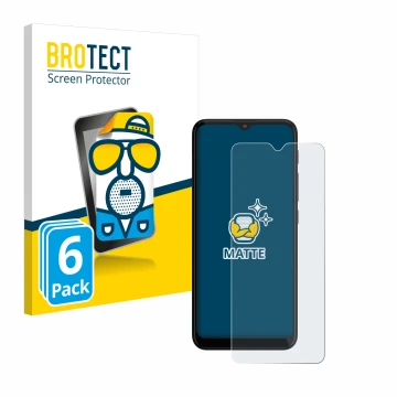 Parte frontal de un envase de producto con el logotipo de la marca BROTECT. Al lado se muestra el dispositivo Motorola Moto G2