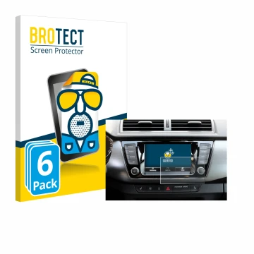 Parte frontal de un envase de producto con el logotipo de la marca BROTECT. Al lado se muestra el dispositivo Skoda Fabia 3 Co