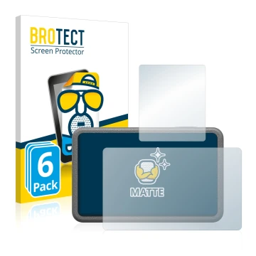 Parte frontal de un envase de producto con el logotipo de la marca BROTECT. Al lado se muestra el dispositivo DJI Osmo Action 