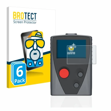 Parte frontal de un envase de producto con el logotipo de la marca BROTECT. Al lado se muestra el dispositivo Swissphone Boss 