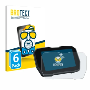 Parte frontal de un envase de producto con el logotipo de la marca BROTECT. Al lado se muestra el dispositivo Ducati Multistra