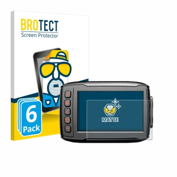 Parte frontal de un envase de producto con el logotipo de la marca BROTECT. Al lado se muestra el dispositivo Blueskysea DV999