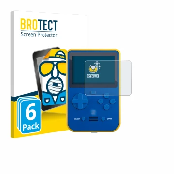 Parte frontal de un envase de producto con el logotipo de la marca BROTECT. Al lado se muestra el dispositivo Blaze Super Pock