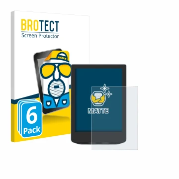 Parte frontal de un envase de producto con el logotipo de la marca BROTECT. Al lado se muestra el dispositivo Vivlio Light HD 