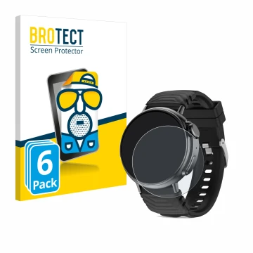 Parte frontal de un envase de producto con el logotipo de la marca BROTECT. Al lado se muestra el dispositivo AMZSA GT88 con s