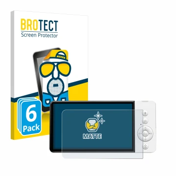 Parte frontal de un envase de producto con el logotipo de la marca BROTECT. Al lado se muestra el dispositivo GHB ABM720 con s