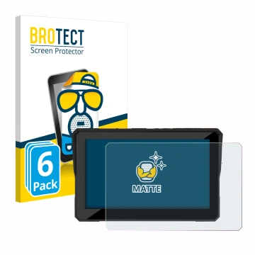 Parte frontal de un envase de producto con el logotipo de la marca BROTECT. Al lado se muestra el dispositivo Carpuride W502 5