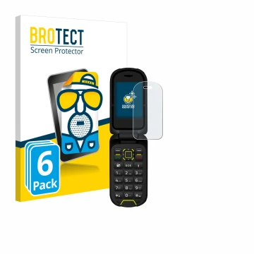 Parte frontal de un envase de producto con el logotipo de la marca BROTECT. Al lado se muestra el dispositivo Hammer Bow LTE c