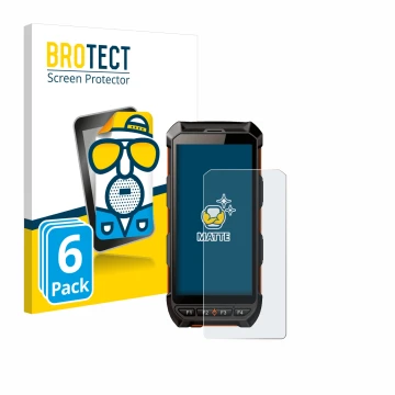 Parte frontal de un envase de producto con el logotipo de la marca BROTECT. Al lado se muestra el dispositivo iDTronic C9 RED 