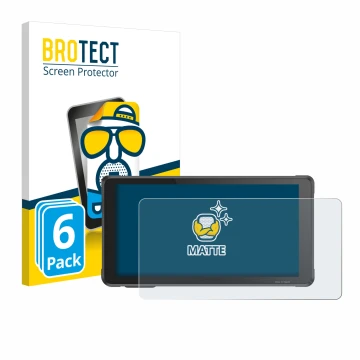 Parte frontal de un envase de producto con el logotipo de la marca BROTECT. Al lado se muestra el dispositivo Interphone RideS