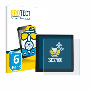 Parte frontal de un envase de producto con el logotipo de la marca BROTECT. Al lado se muestra el dispositivo Shelly Wall Disp