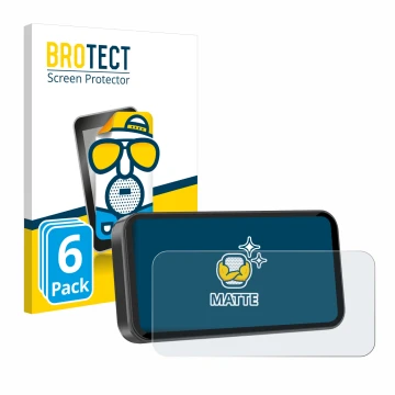 Parte frontal de un envase de producto con el logotipo de la marca BROTECT. Al lado se muestra el dispositivo Carpuride W603D 