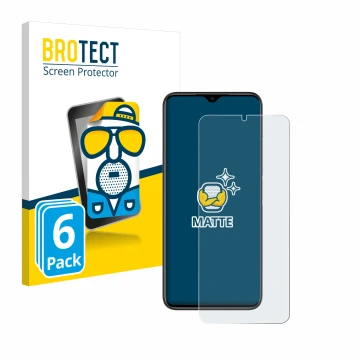Parte frontal de un envase de producto con el logotipo de la marca BROTECT. Al lado se muestra el dispositivo Doogee N50 Pro c