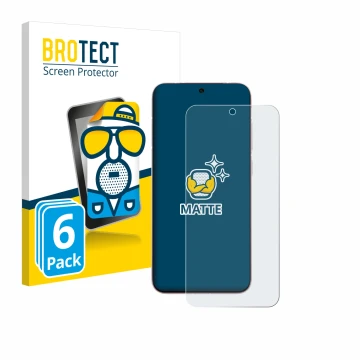 Parte frontal de un envase de producto con el logotipo de la marca BROTECT. Al lado se muestra el dispositivo Vivo X200 Pro mi