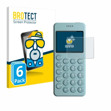 Parte frontal de un envase de producto con el logotipo de la marca BROTECT. Al lado se muestra el dispositivo Punkt MP02 con s