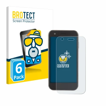 Parte frontal de un envase de producto con el logotipo de la marca BROTECT. Al lado se muestra el dispositivo Soyes XS12 con s