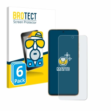 Parte frontal de un envase de producto con el logotipo de la marca BROTECT. Al lado se muestra el dispositivo Motorola Edge 50