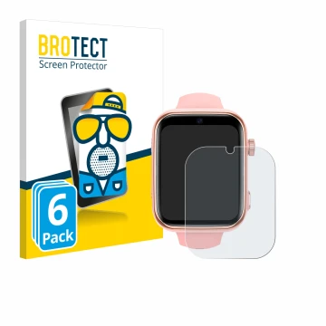 Parte frontal de un envase de producto con el logotipo de la marca BROTECT. Al lado se muestra el dispositivo Akumaka 4G Kids 