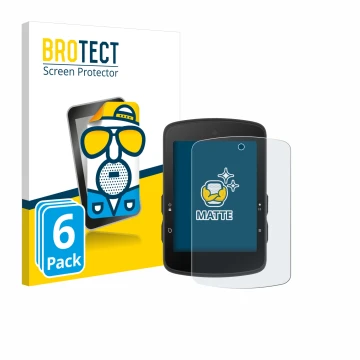 Parte frontal de un envase de producto con el logotipo de la marca BROTECT. Al lado se muestra el dispositivo Bryton Rider S51