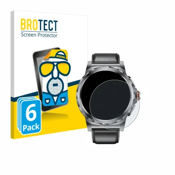 Parte frontal de un envase de producto con el logotipo de la marca BROTECT. Al lado se muestra el dispositivo LIGE SML6-R-E 1.