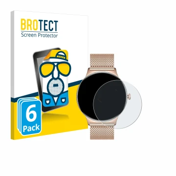 Parte frontal de un envase de producto con el logotipo de la marca BROTECT. Al lado se muestra el dispositivo LIGE FV12 1.43