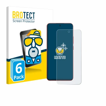 Parte frontal de un envase de producto con el logotipo de la marca BROTECT. Al lado se muestra el dispositivo Oppo A5 Pro con 
