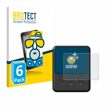 Parte frontal de un envase de producto con el logotipo de la marca BROTECT. Al lado se muestra el dispositivo ISDT 608PD con s