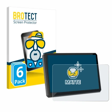 Parte frontal de un envase de producto con el logotipo de la marca BROTECT. Al lado se muestra el dispositivo Carpuride W502BS