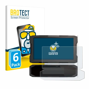 Parte frontal de un envase de producto con el logotipo de la marca BROTECT. Al lado se muestra el dispositivo Honda NT 1100 20