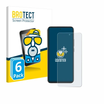 Parte frontal de un envase de producto con el logotipo de la marca BROTECT. Al lado se muestra el dispositivo Oppo Reno 13 Pro