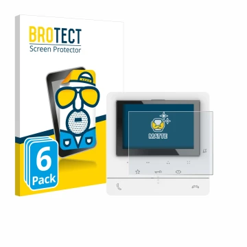 Parte frontal de un envase de producto con el logotipo de la marca BROTECT. Al lado se muestra el dispositivo Biticino 344672 