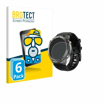 Parte frontal de un envase de producto con el logotipo de la marca BROTECT. Al lado se muestra el dispositivo Knauermann GPS 4