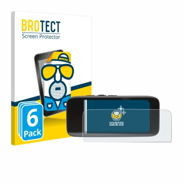 Parte frontal de un envase de producto con el logotipo de la marca BROTECT. Al lado se muestra el dispositivo Peterson StroboC