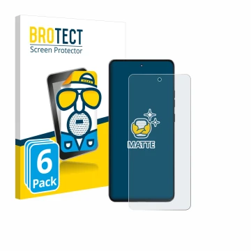 Parte frontal de un envase de producto con el logotipo de la marca BROTECT. Al lado se muestra el dispositivo Motorola Moto G8